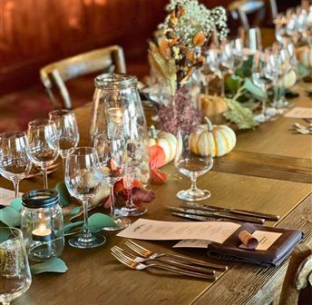Thanksgiving at The Vineyard Rose Restaurant