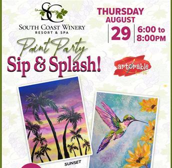 Sip & Splash Paint Party